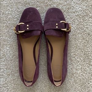 Tory Burch lightly worn size 7 maroon flats